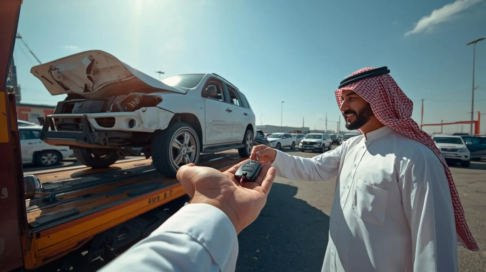 نشتري سيارات تشليح